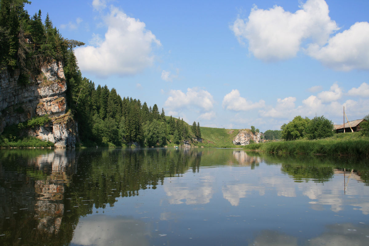 Пейзаж реки Чусовой