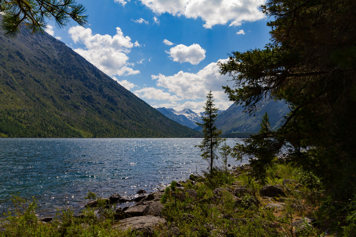 Мультинские озера в горах Алтая