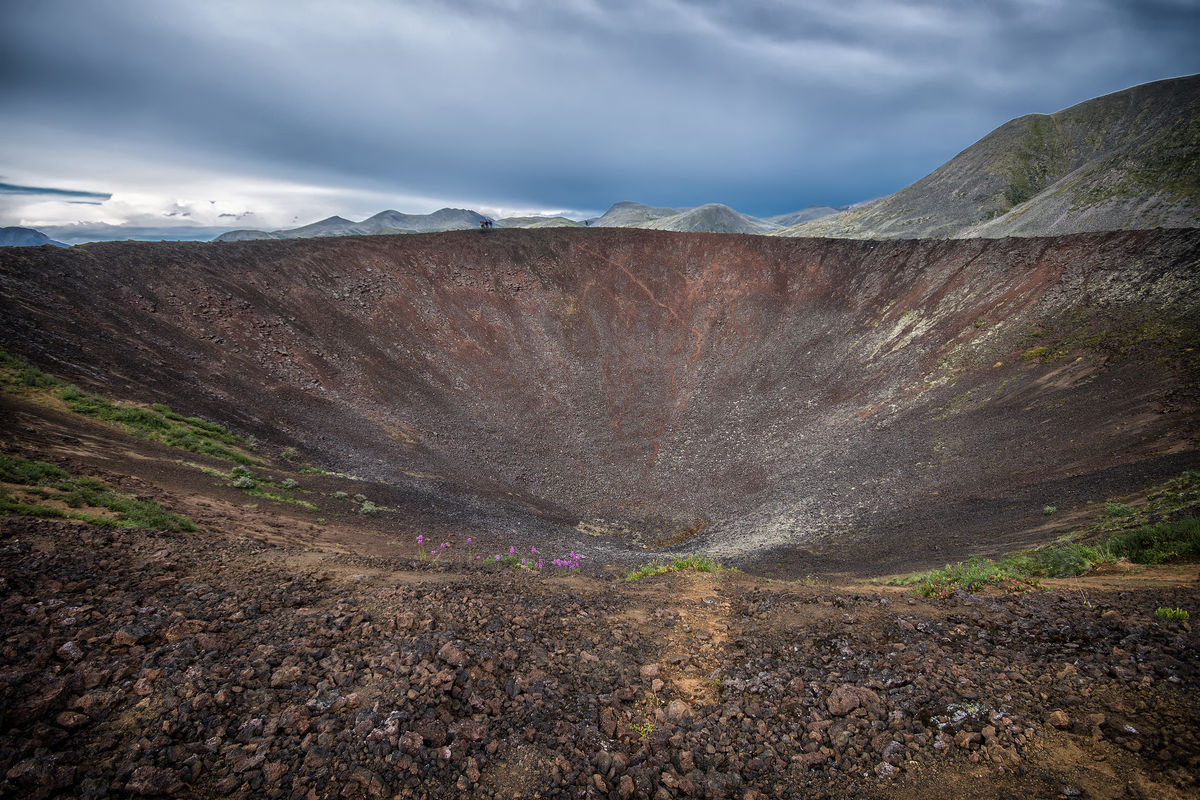 Старый кратер вулкана