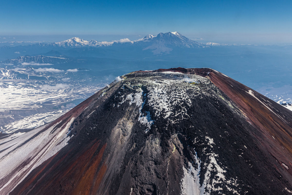 Кратер Авачинского вулкана
