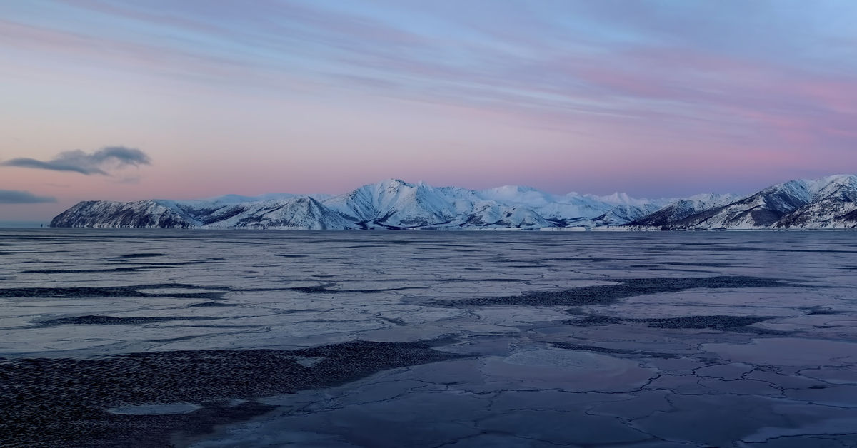 Южно Сахалинск Охотское море зима