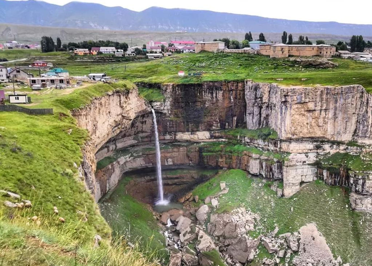 Хунзах Дагестан водопад