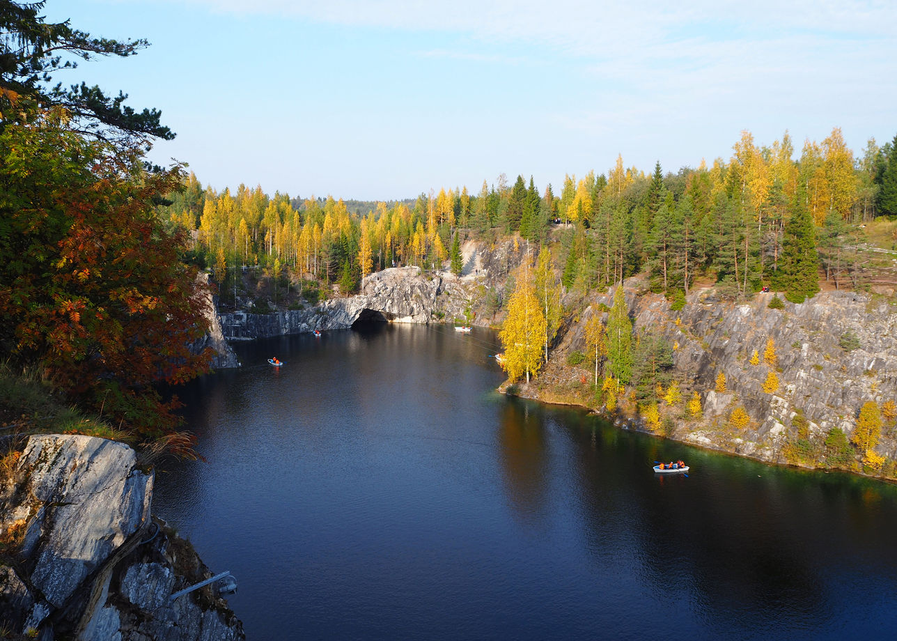 Осенний горный парк Рускеала