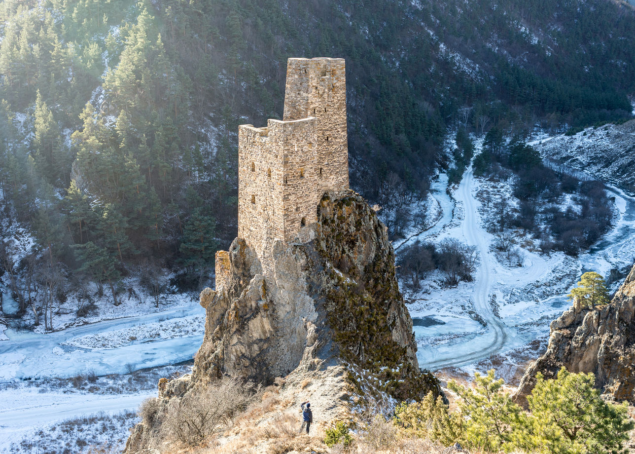 Средневековый комплекс оборонно-сторожевых ингушских башен Вовнушки