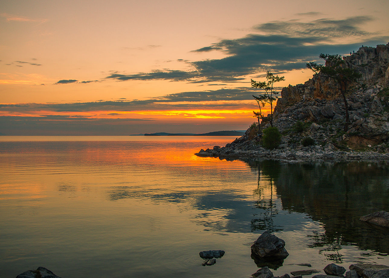 Остров Ольхон рассвет на Байкале