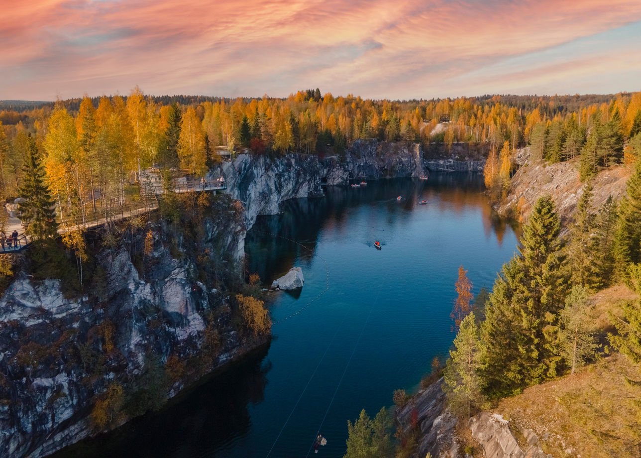 Ruskeala National Park, Karelia