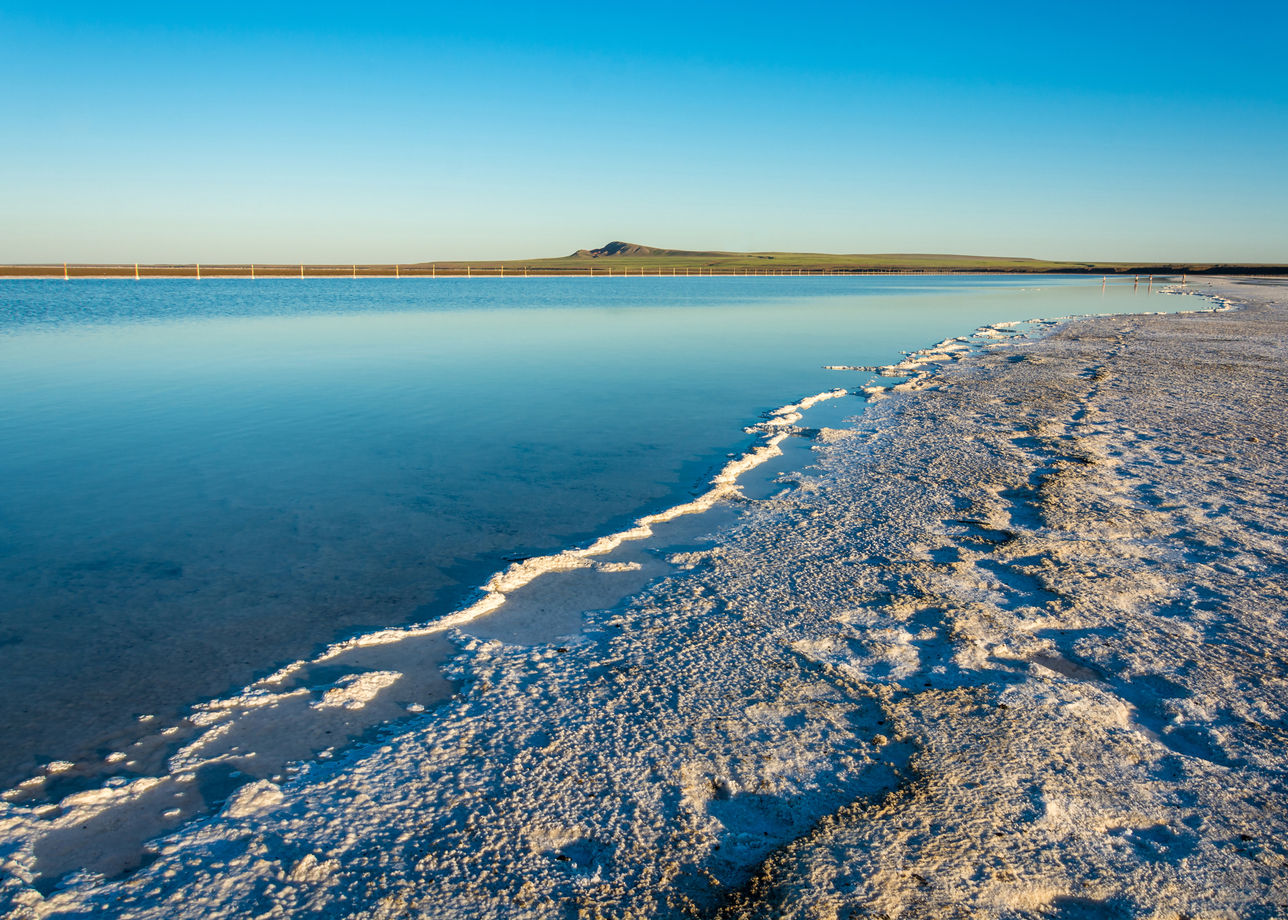 Лечебное соляное озеро Баскунчак