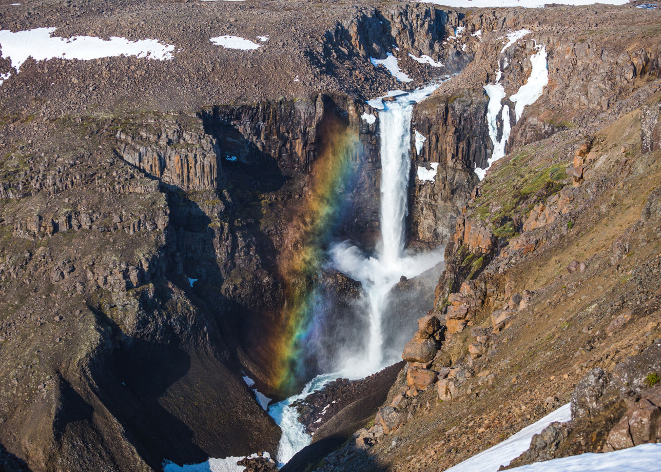 Тальниковый водопад плато Путорана
