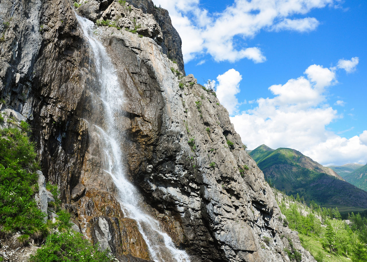 Водопад ширлак горный алтай фото