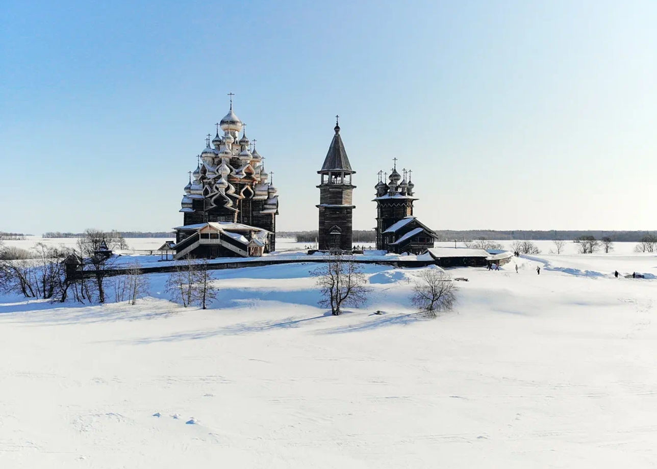Кижи музей-заповедник зимой