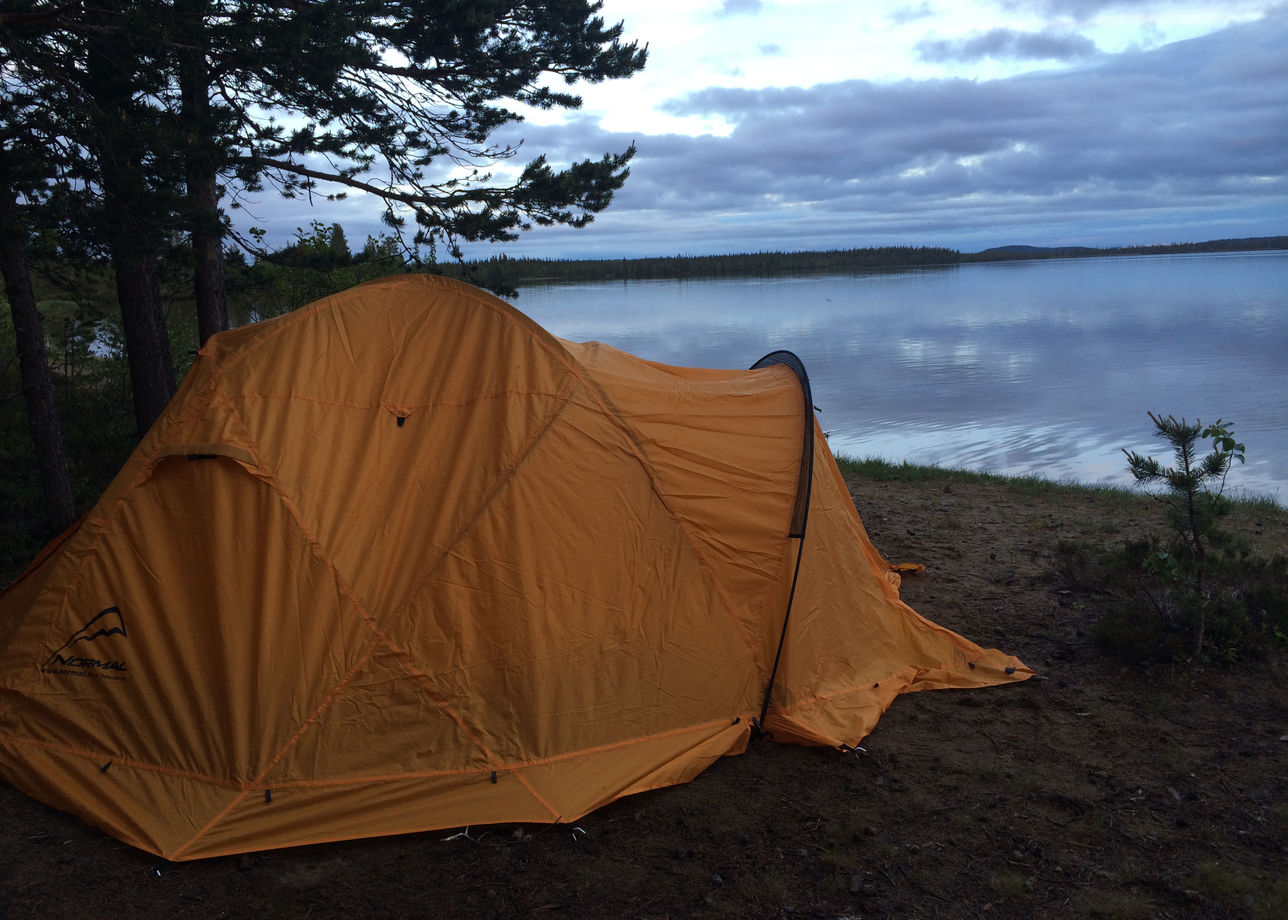 Ночевка в палатках