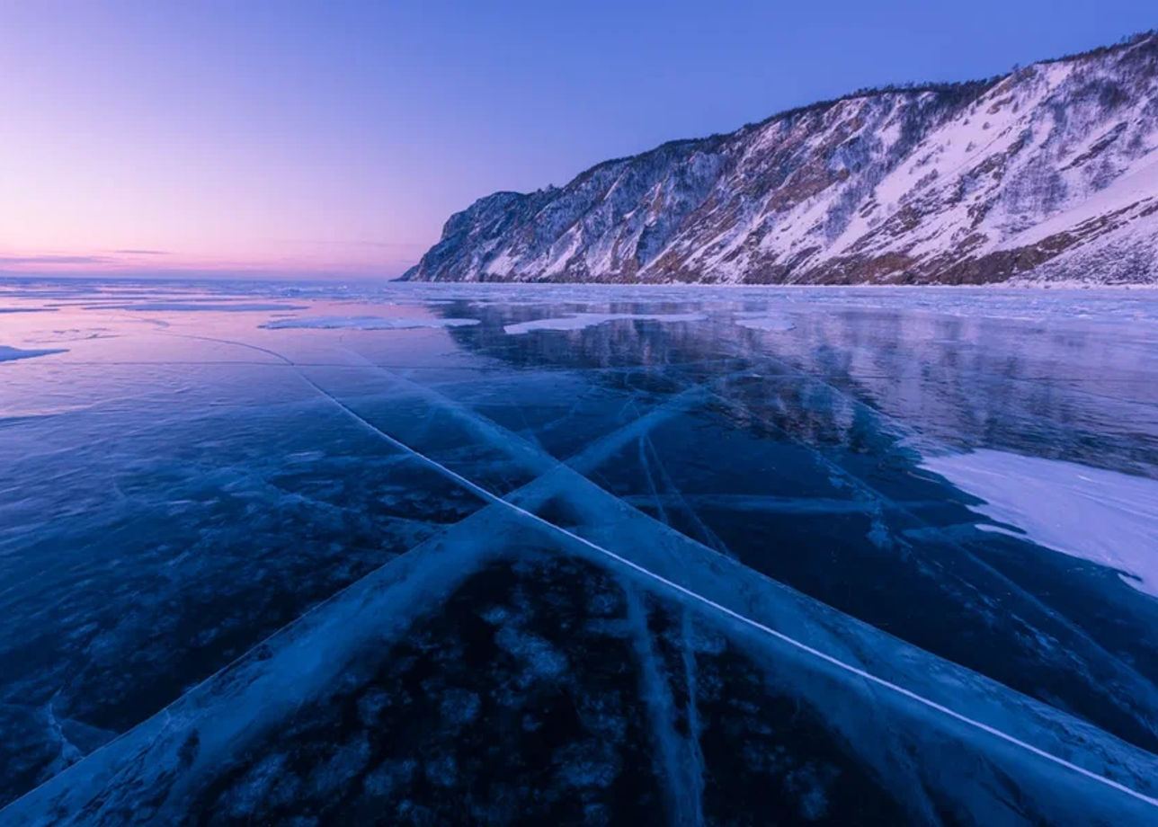 Малое море Байкал зимой