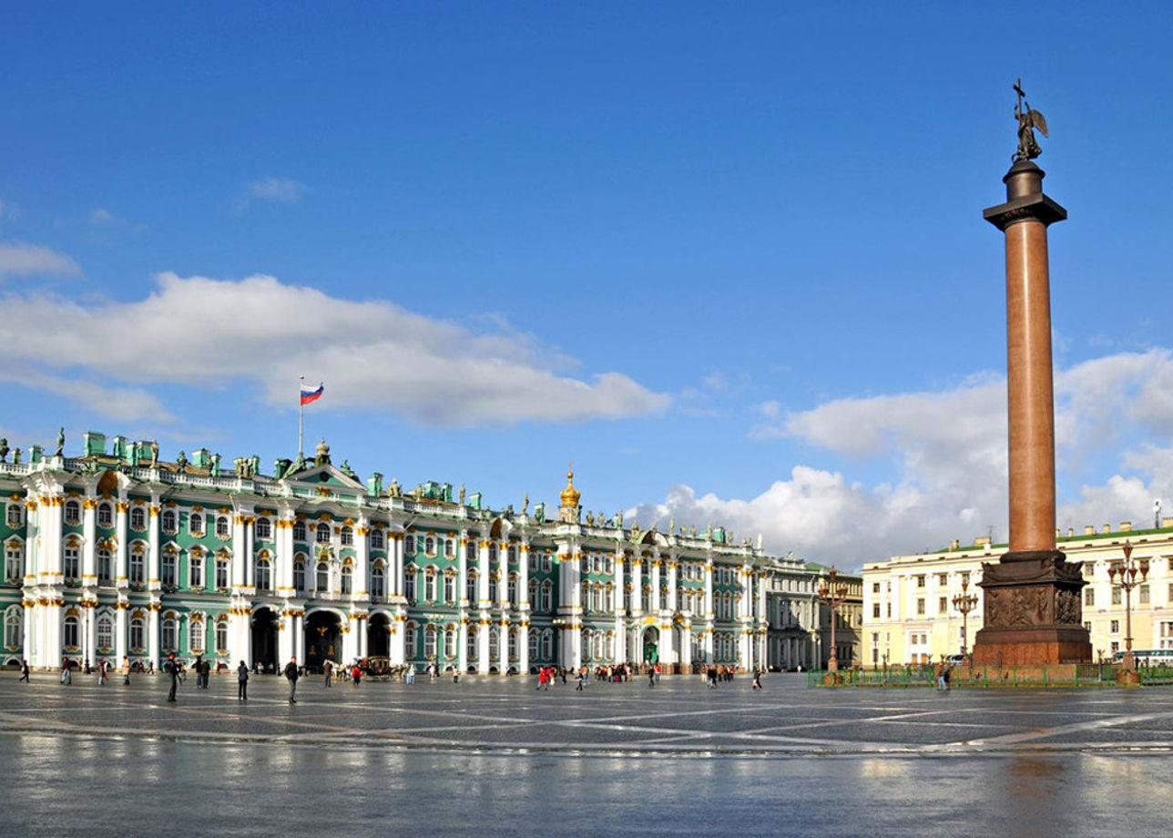 Зимний дворец и Петропавловская крепость