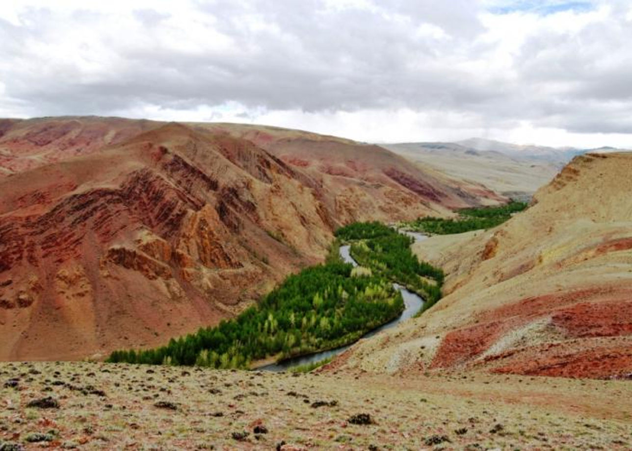 Каньон реки Кызыл-Шин