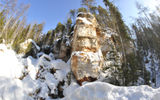 Пинежские пещеры, водопад «Святой источник», Красногорский Богородицкий монастырь