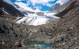 Вечные ледники и Голубое озеро