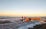 Северодвинск, берег Белого моря, охота за северным сиянием