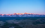 Восход солнца и цветные горы Кызыл-Чина