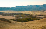 с. Акташ - панорама Северо-Чуйского хребта - Курайская степь - ущелье Актру