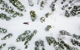Поездка на снегоходах / квадроциклах по Джамагатскому ущелью, катание на лыжах, тюбингах