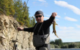 Сплав, рыбалка, прибытие на устье реки Хулга