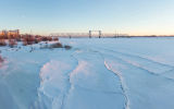 Северодвинск, берег Белого моря, охота за северным сиянием