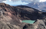 Кислотные кратеры вулкана Горелого