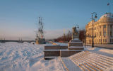 Зимний образ Санкт-Петербурга