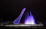 Набережная г. Адлер, Олимпийский парк, светомузыкальный фонтан