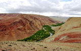 Чуйская степь, красный каньон