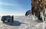 Лунные пейзажи Тажеран. Панорамы Байкала и ледовая паутина. Джипы