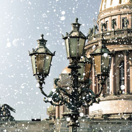 Сияние северной зимы в Санкт-Петербурге