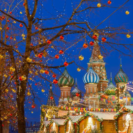 Новогодний сюжет в Москве