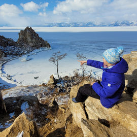 Зимний восточный Байкал. Бурятия