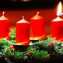 Зажигаем первую свечу Рождества в Каарлахти. Адвент на Карельском перешейке
