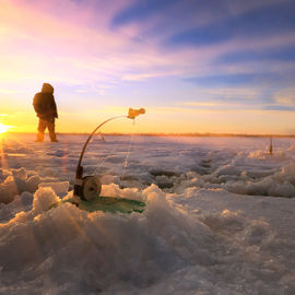 Три озера Карелии. Зимний рыболовный тур