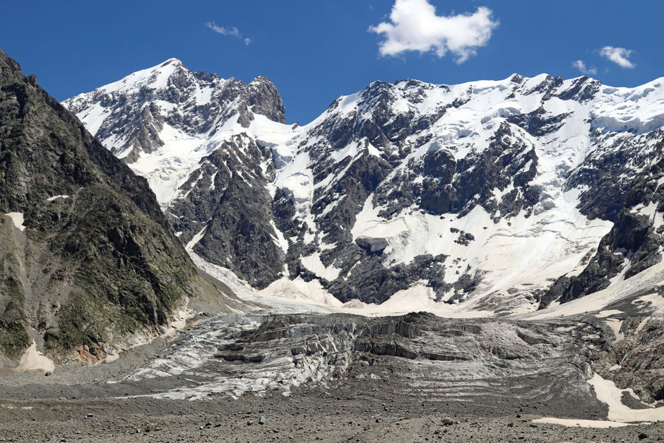Вид на ледник Мижирги