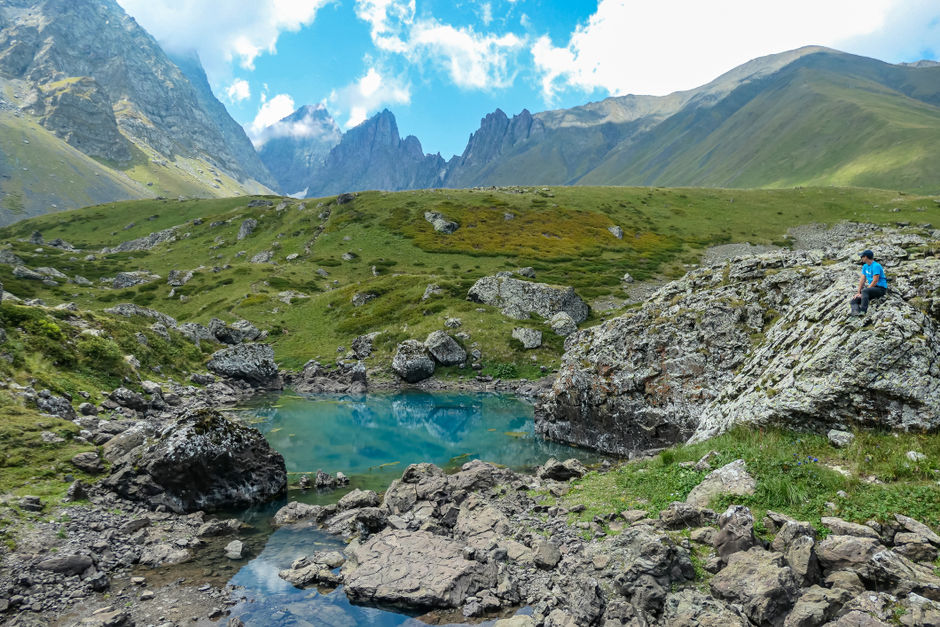 Красочные горные озёра Большого Кавказа