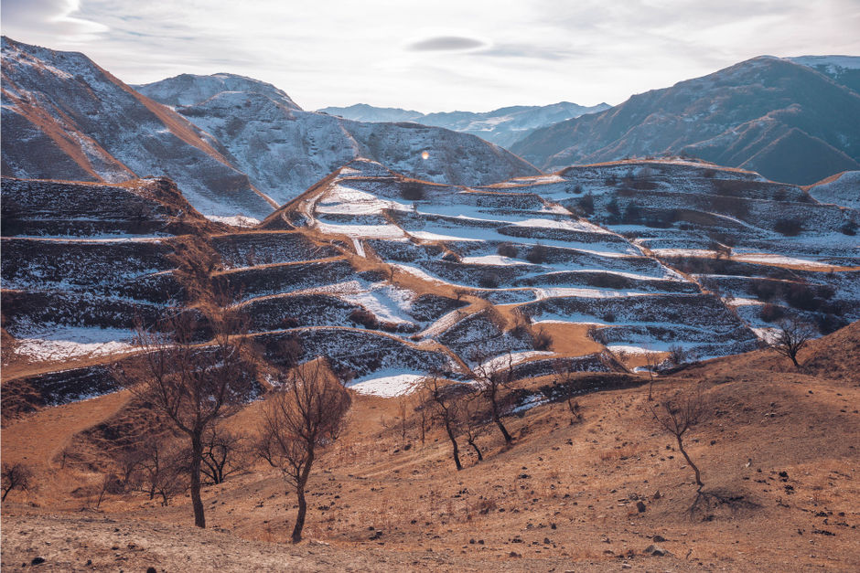 Пейзажи зимнего Дагестана