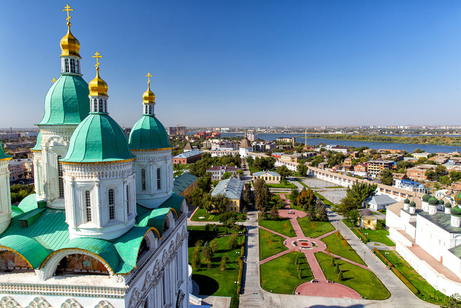 Пейзаж Астраханского кремля