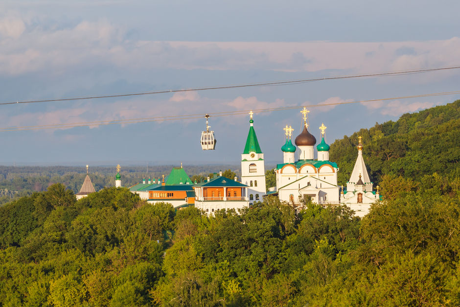 Канатная дорога в Нижнем Новгороде